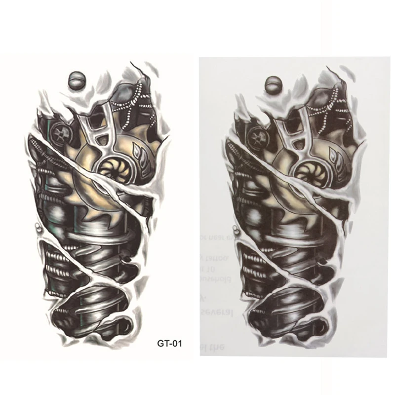 

Мужская съемная водостойкая Временная тату-наклейка для тела руки плечо макияж искусство