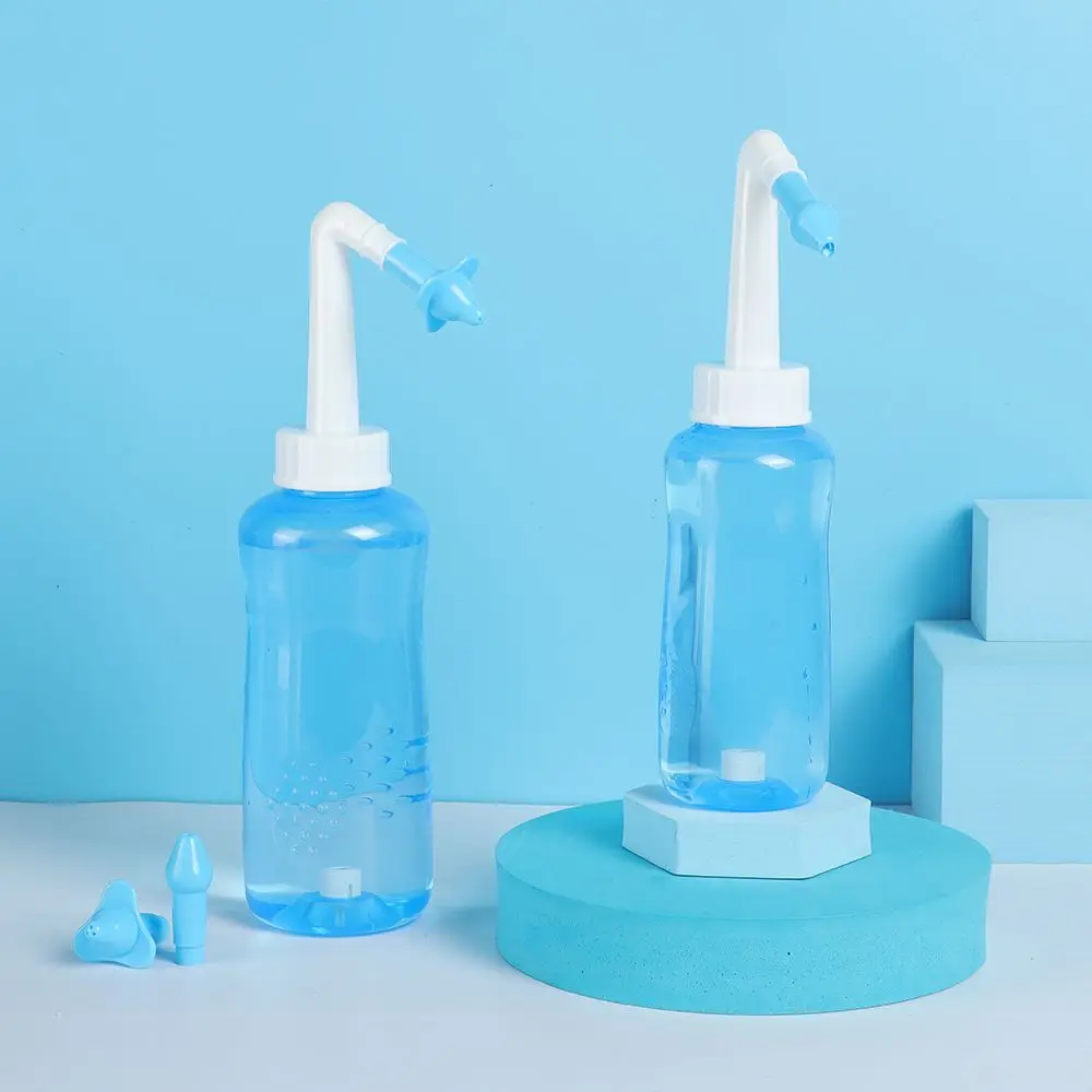 

Nose Cleaner 300ml 500ml Nasal Irrigator Nasal Wash Salt Neti Pot Avoid Allergic Rhinitis Sinusitis Cure Adult Children Therapy