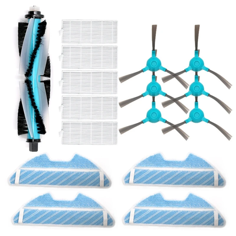 

Запасные части для Cecotec Conga 1290 1390, основная щетка, HEPA фильтр аксессуары для робота-пылесоса Kit, боковая щетка
