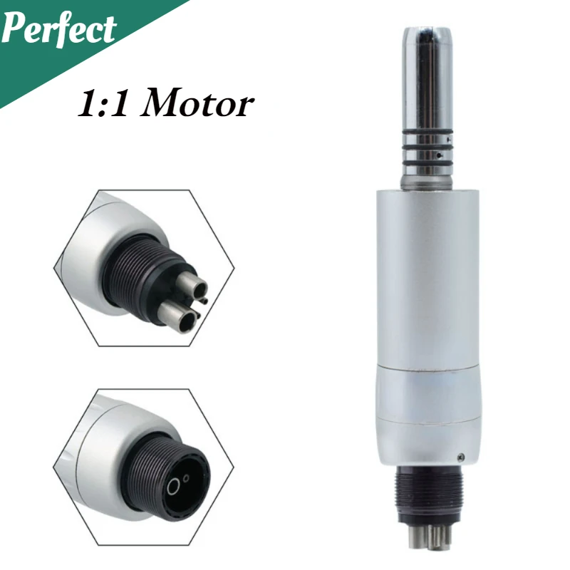 Стоматологический 1:1 угловой прямой носовой конусный пневматический двигатель с