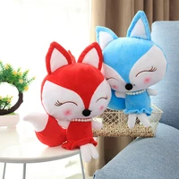 foxes fox cute plush dolls baby kids cute animal soft cotton stuffed soft toys sleeping mate gift boy girl kids toy kawaii
