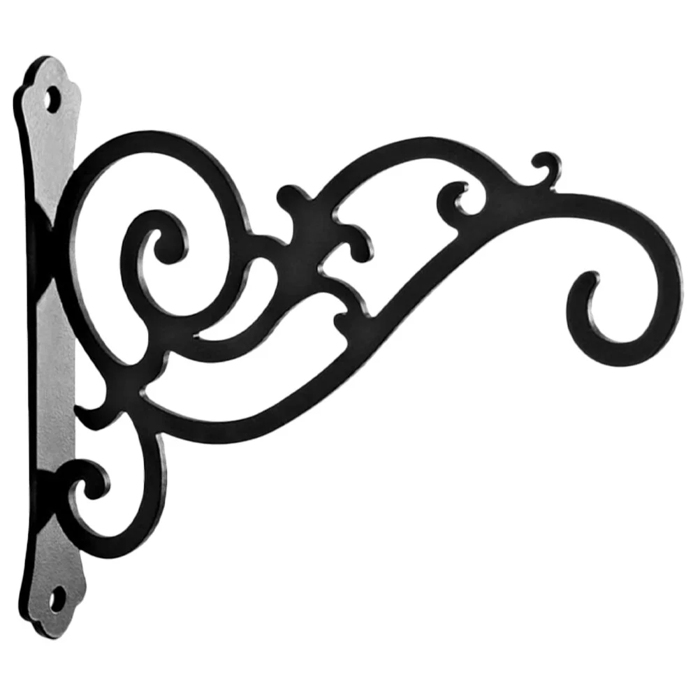 

Hook Wall Planter Hanger Holder Outdoor Wind Chime Heavy Duty Bracket Iron Mounted Hanging