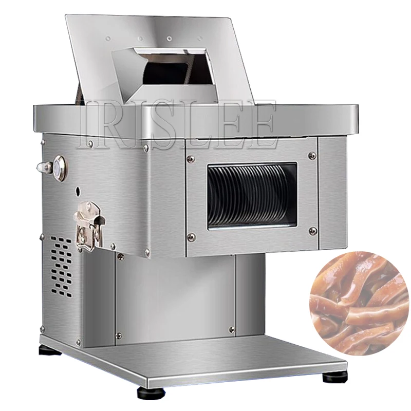 

220V Meat Slicer Drawer Meat Cutter Machine Stainless Steel Electric Slicer