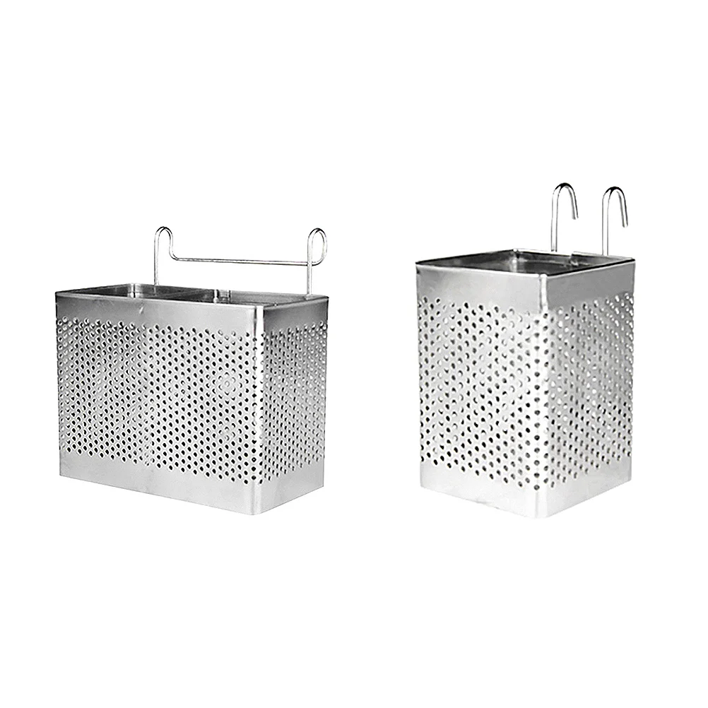 

Utensil Drainer Drying Rack Chopstick Holder Stainless Steel Basket Organizer Hanging Cutleryhooks Tableware