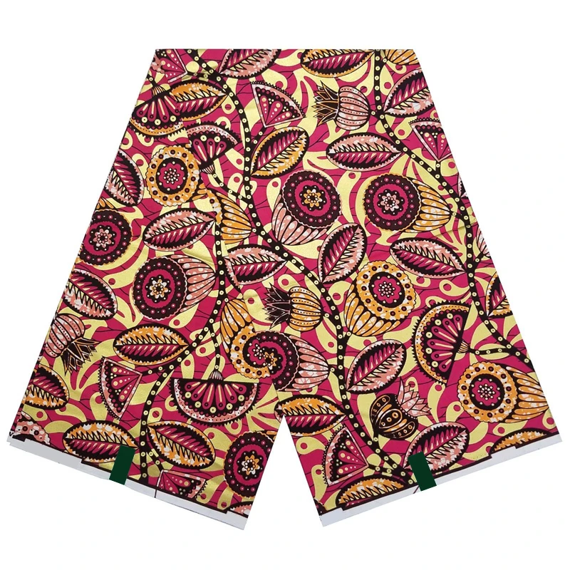 

Best Quality Guaranteed Grand Batik Ankara Golden Wax Fabric Lovely African 100% Cotton Wrapper Prints Gold Wax Materials TG0531