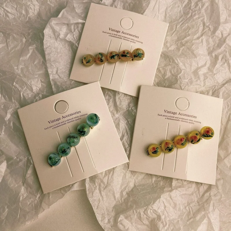 

Заколка-невидимка для волос Mori, разноцветная, яркая, яркая