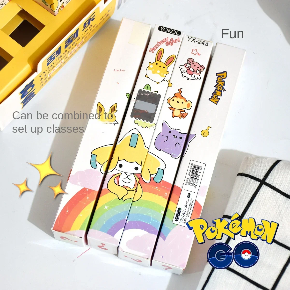 Гелевая ручка Kawaii Pokemon Anime Press Jigglypuff Charmander Jirachi быстросохнущая черная гелевая 0 5