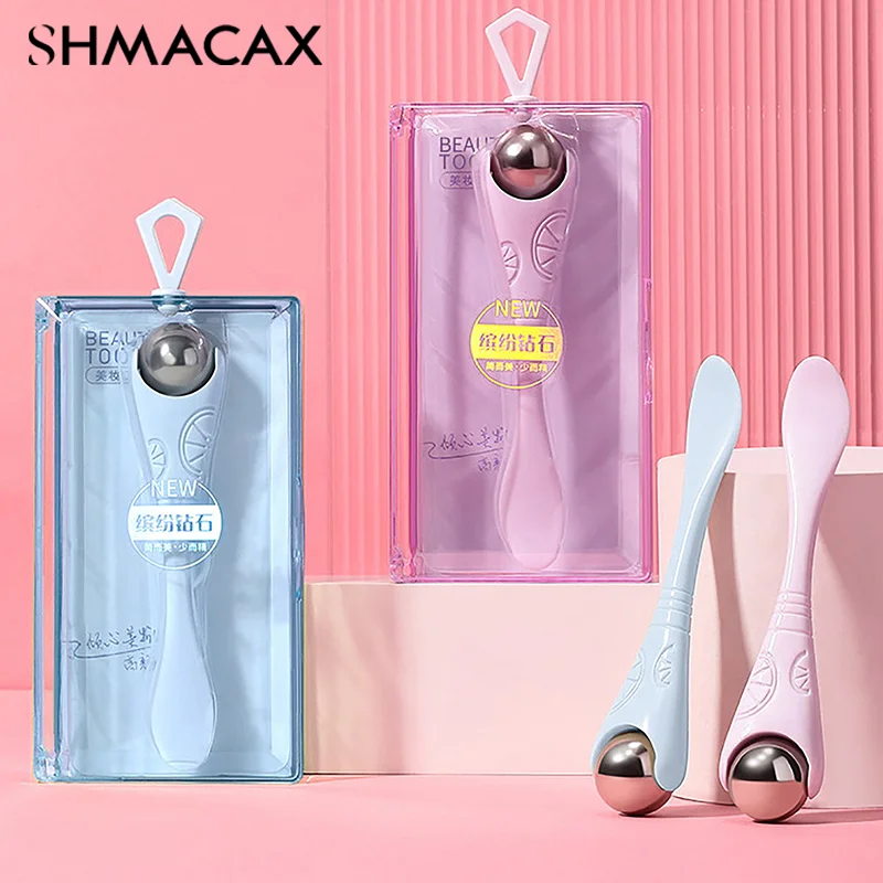 Роликовая палочка для массажа глаз с двойной головкой двойного использования