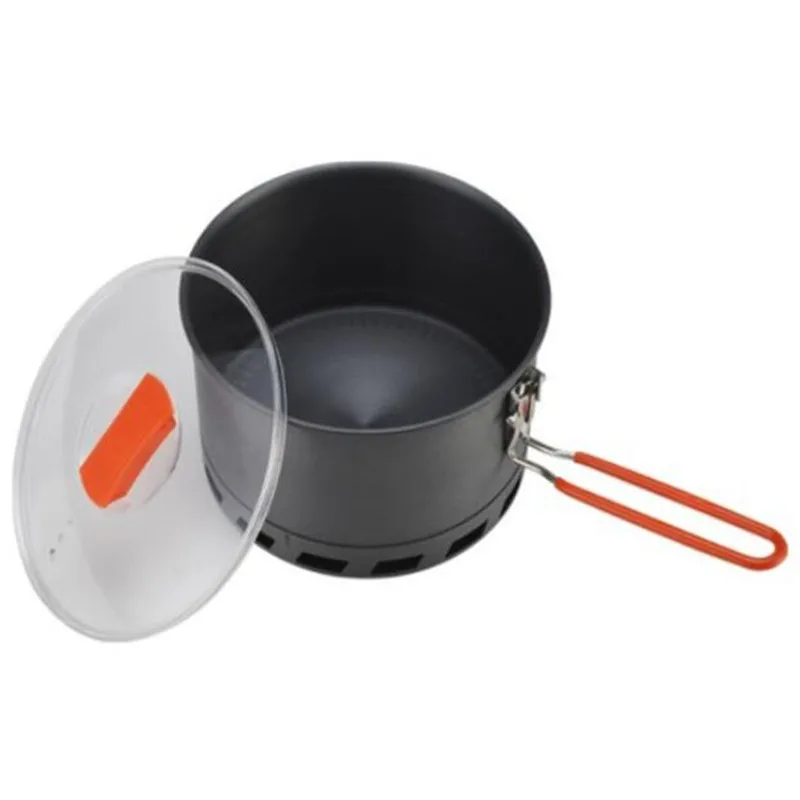 

New Outdoor Camping 2.1L Outdoor Camping Cookware Ultralight Cookware Pot Utensil Cooking Picnic Tableware