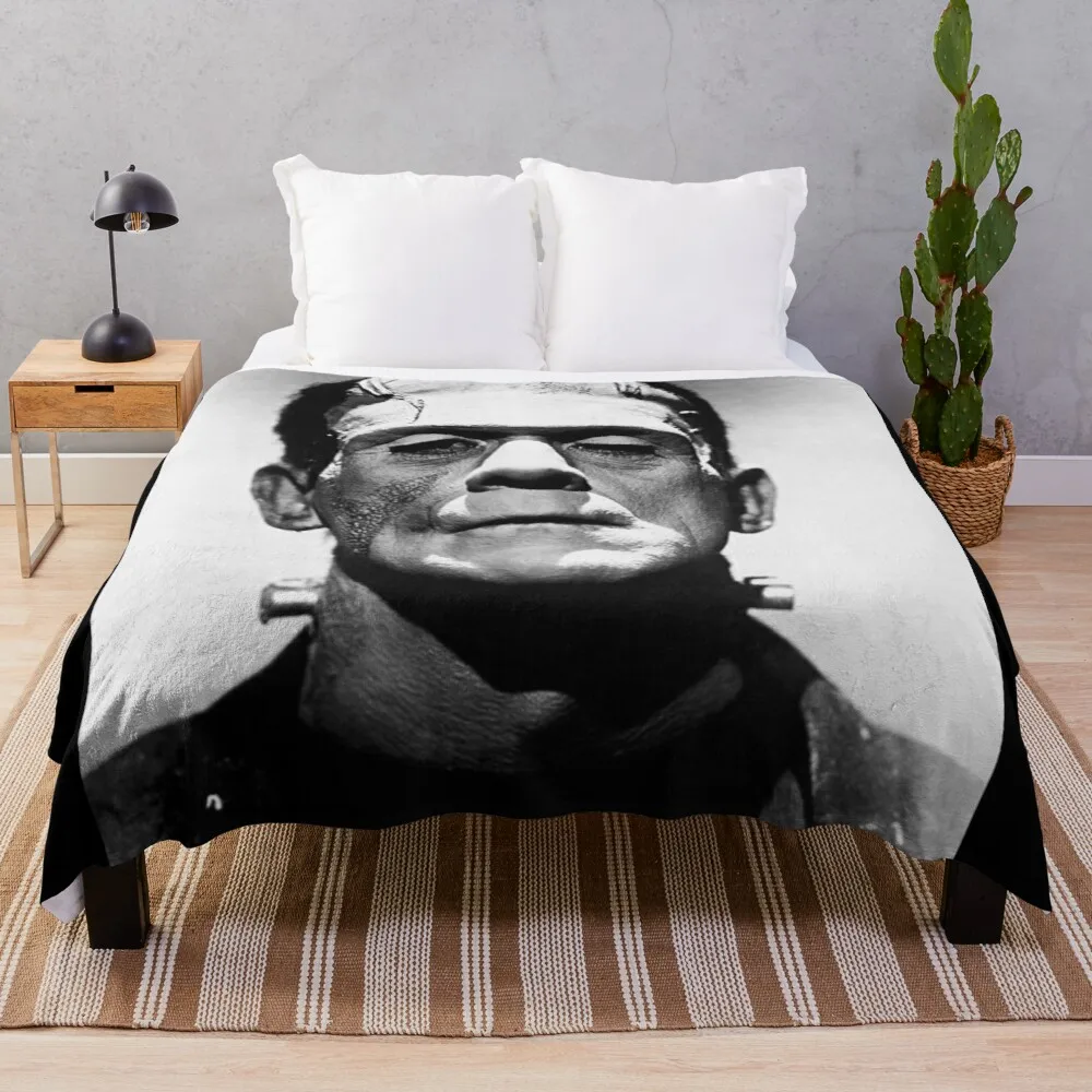 

Classic Frankenstein Throw Blanket Double-Sided Blanket