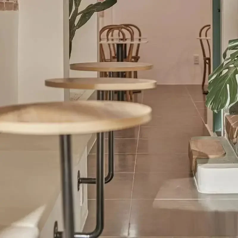 Современный журнальный столик для макияжа Круглый современный ресторанный