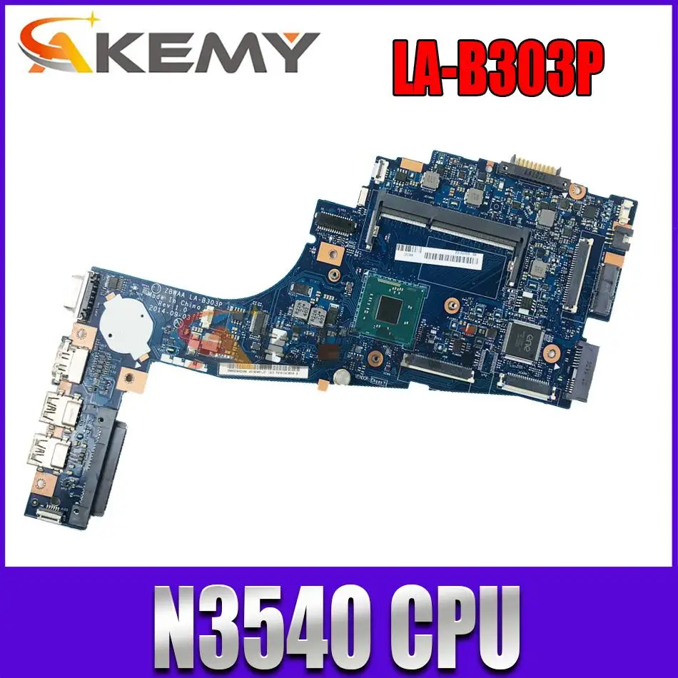 

FOR Toshiba Satellite C50 C55 C50-B C55-B C55-B5 Laptop Motherboard W/ N3540 CPU K000895080 LA-B303P DDR3 Test 100% good