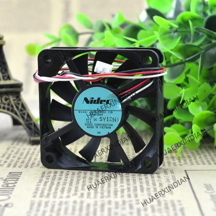 Новый D06R-24SS1 11B 6CM 24V DC .12A комплект для сборки охлаждающего вентилятора