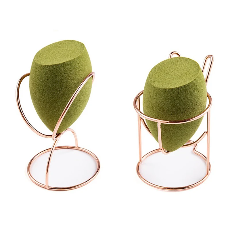 

Makeup Egg Shelf Anti-microbial Makeup Egg Organizer Breathable Makeup Puff Rack Makeup Sponge Dryer Stand Powder Puff Shelf
