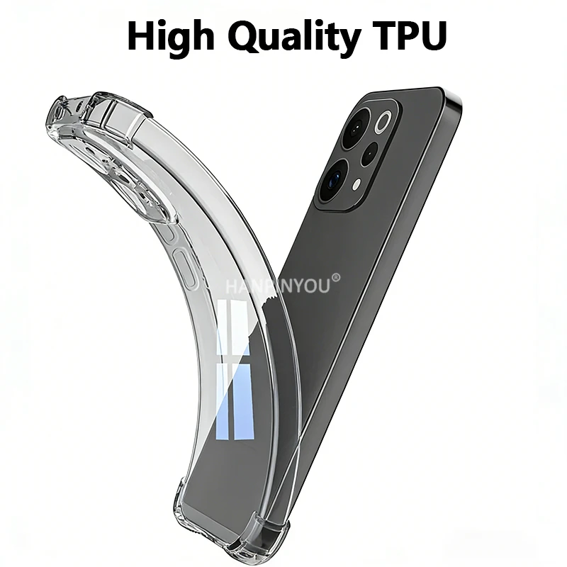 Фото Противоударный мягкий чехол Claer для VIVO S50 S30 Pro Mini с воздушными подушками по углам, из ТПУ, защитный, от падений №5