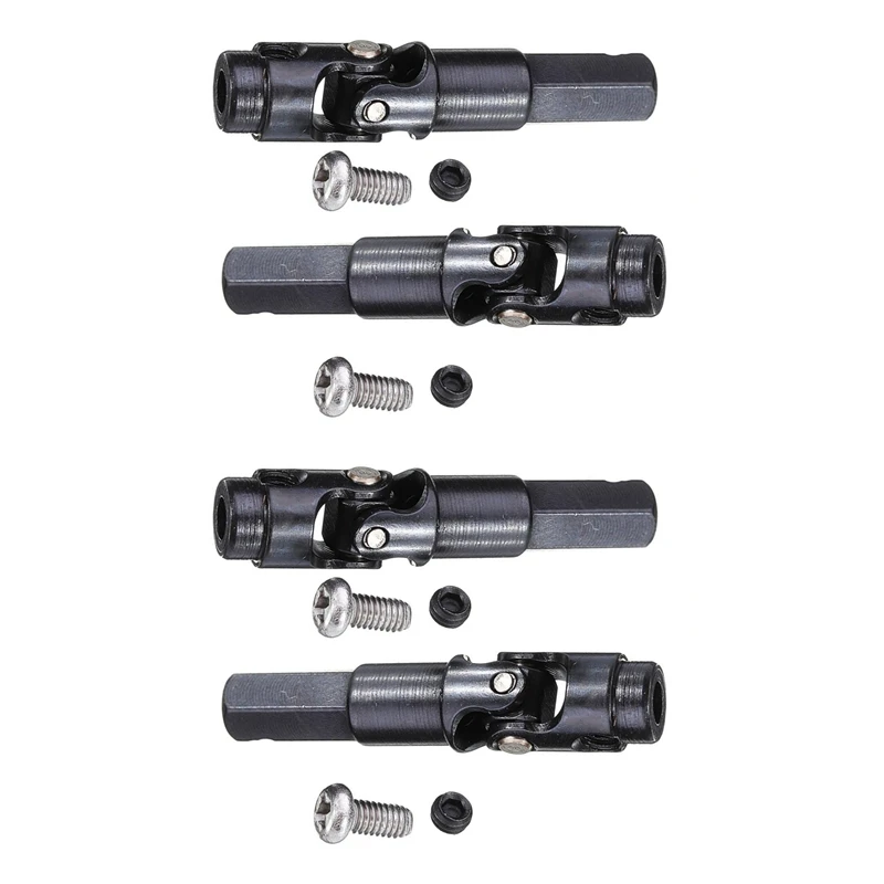 

4 Pcs Metal Universal Drive Shaft For WPL C14 C24 C34 C44 B14 B16 B24 B36 1/16 RC Car Parts