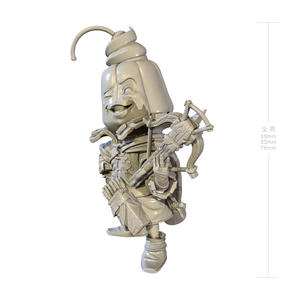 38 мм 50 75 наборы моделей из смолы фигурка бесцветная и самособранная 3D-печать