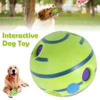ball interactive dog toy fun giggle sounds ball puppy chew toys for pet dog play training sport outdoor