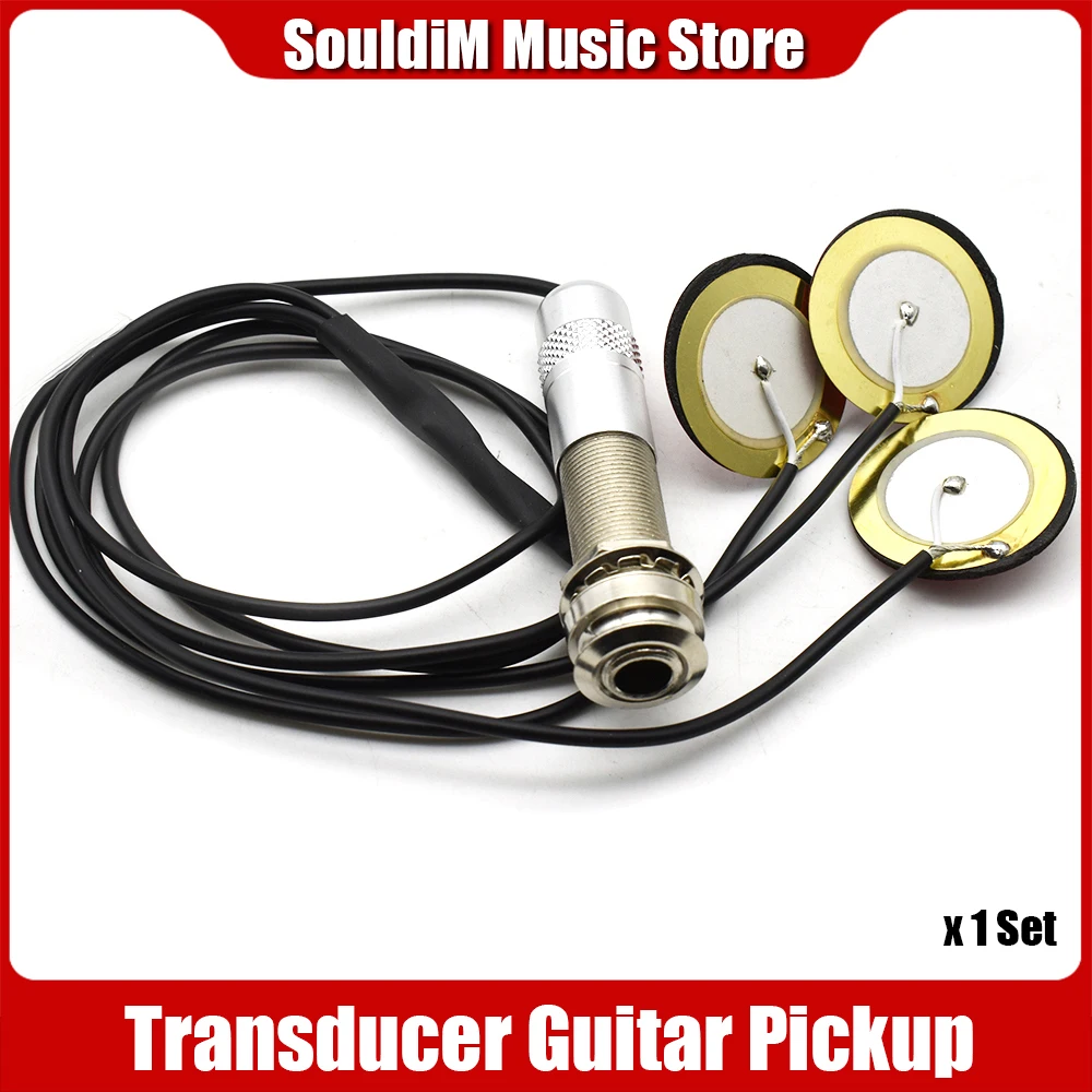 

Universal Guitar Pickup Piezo Transducer Guitar Endpin Pickup for Acoustic Guitar Ukulele Mandolin Banjo Guitarra Accessories