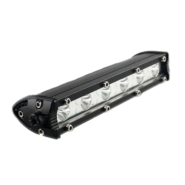 7-дюймовые ультратонкие однорядные внедорожные фонари для внедорожника 1530lm 18 Вт