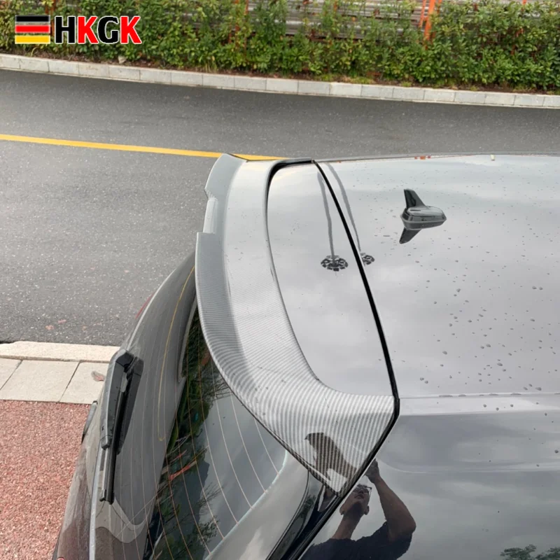 

V-образный задний спойлер, крыло для Golf MK7 MK7.5 TDI TGI GTE GTD 2014-2019 Golf 7 7,5, глянцевый черный АБС, автомобильный Стайлинг, разветвитель для губ