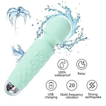 20 Modes Strong Vibration Upgraded Mini Vibrator Usb Charging Handheld Body Massager Clitoris G-Spot Vibrators Sex Toy For Women 1
