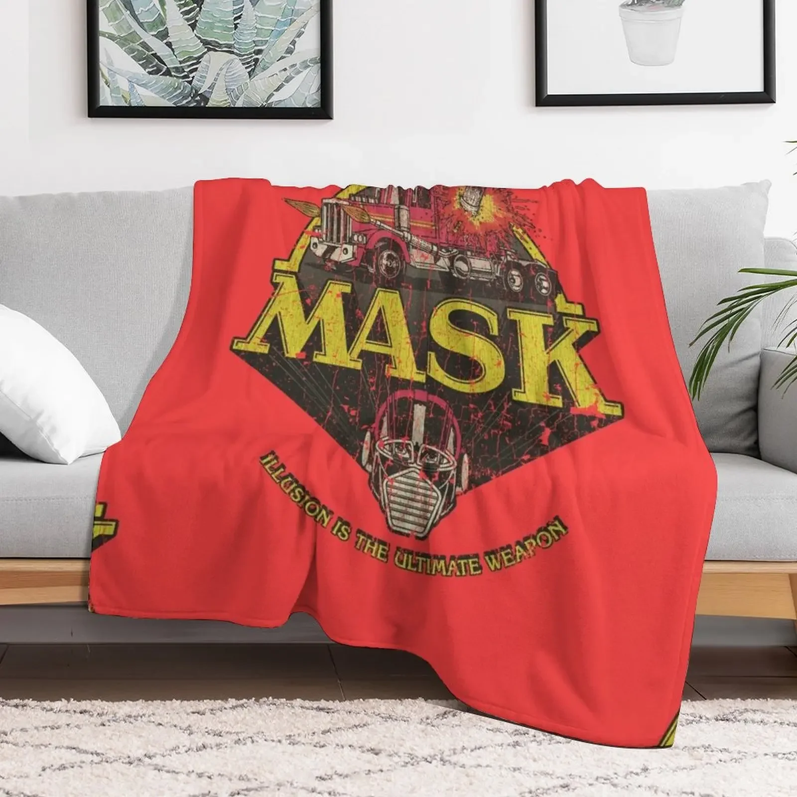 М.А.С.К. - Mobile Armored Strike Kommand 1985 пледы одеяла украшения для диванов гигантский диван