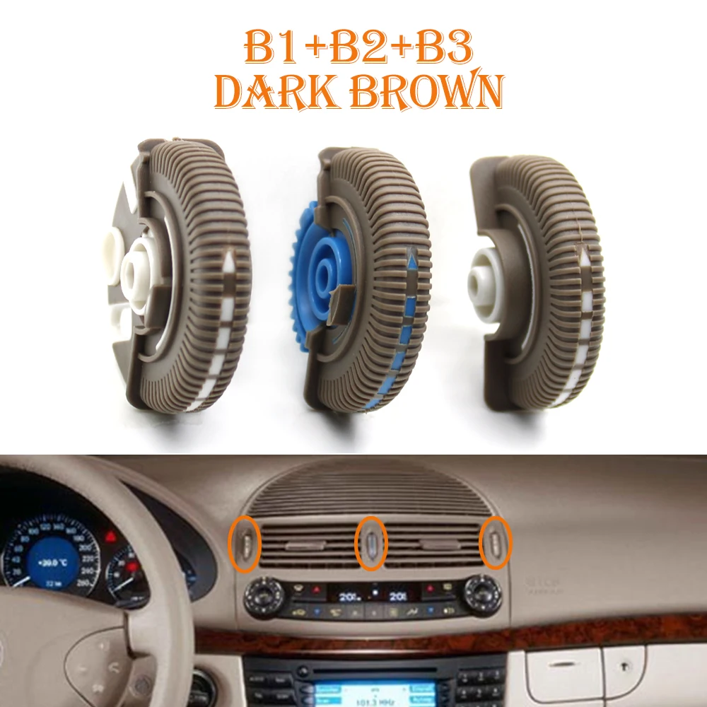 

Передняя левая и правая ручка вентиляционного отверстия кондиционера для Mercedes Benz E Class W211 2003-2008 E230 E260 E280 2118300054