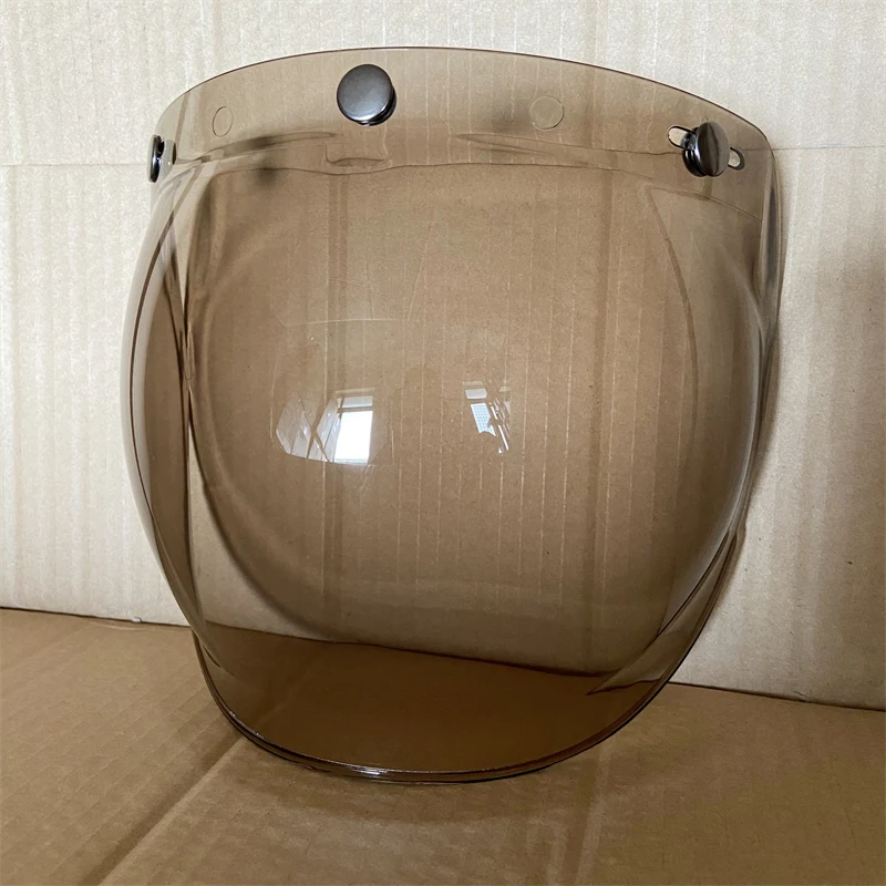 

Шлем с открытым лицом козырек Ретро мотоциклетный шлем пузырьковый козырек высокая прочность Pc объектив мотоциклетные шлемы очки Casco ветрозащитная защита