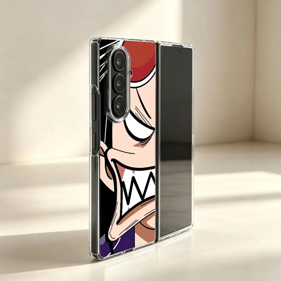Фото Прозрачный мягкий чехол для телефона Angry Robin Anime для Samsung Galaxy Z Fold 7 6 5 4 3 ZFold7 ZFold5 ZFold6 ZFold3 ZFold4 №4