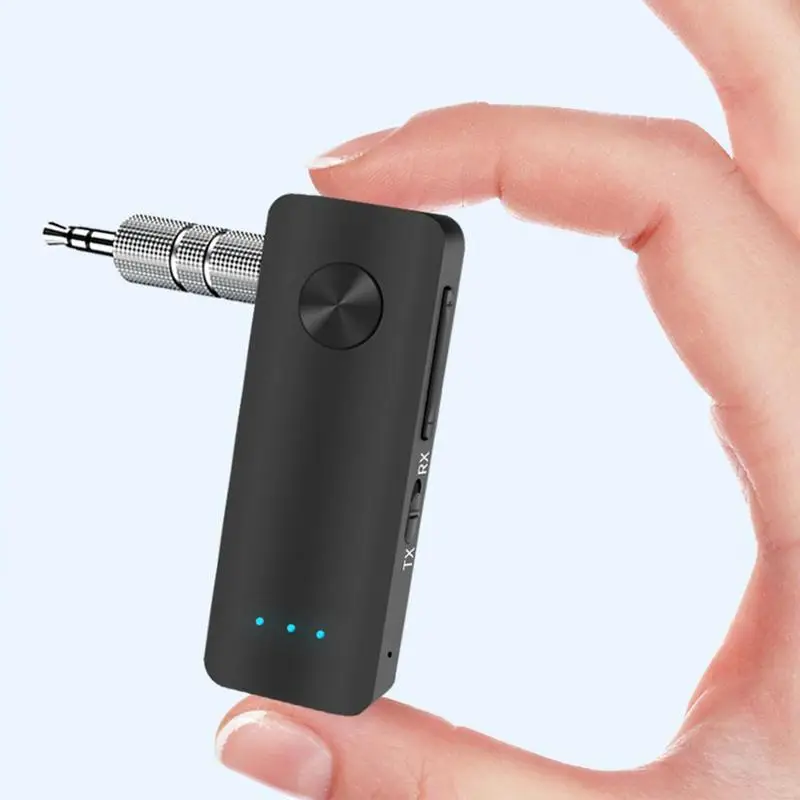 Автомобильный адаптер с Bluetooth 5,3, умный чип, бесперебойный и стабильный режим FM-передатчика, свободное переключение кнопки громкой связи для автомобиля