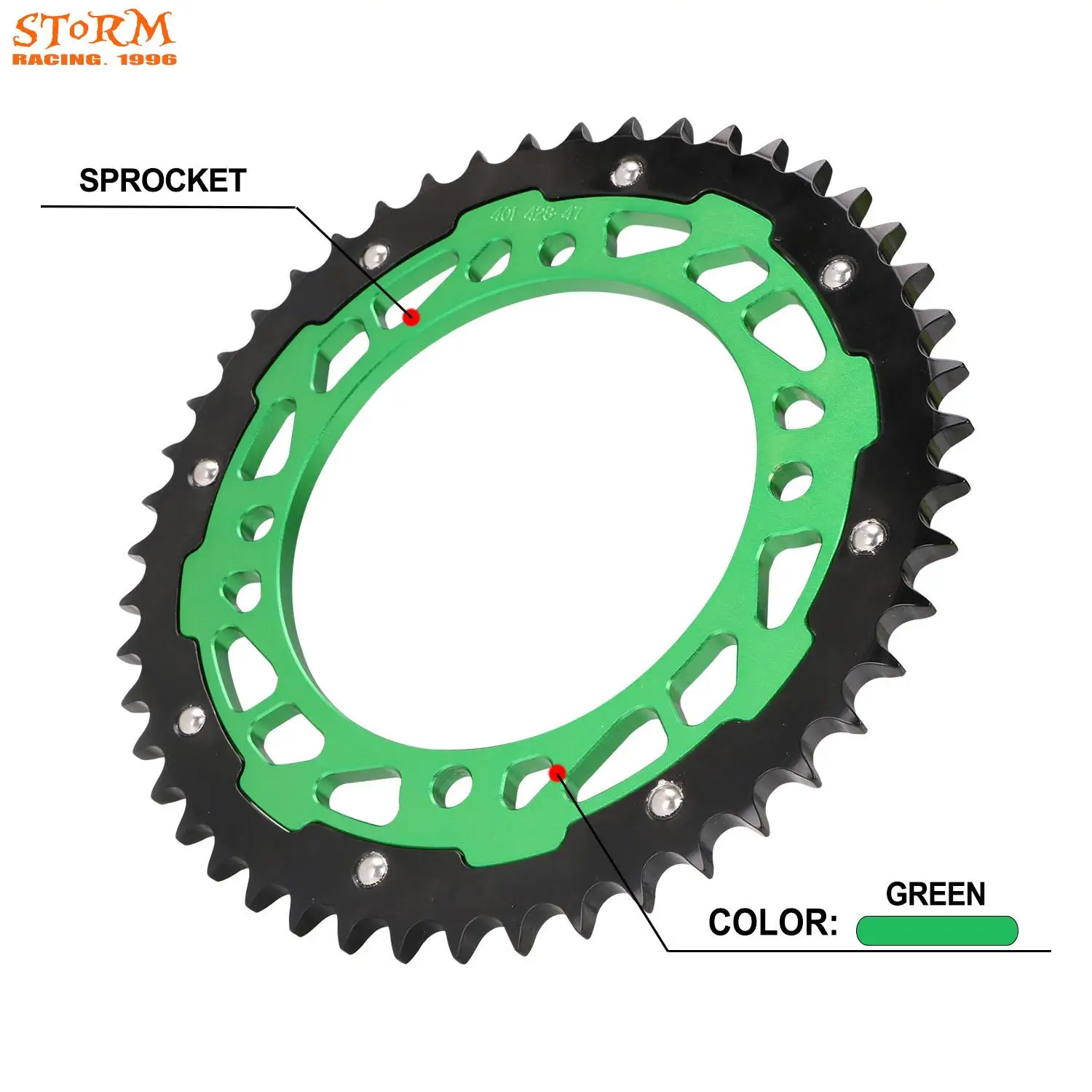 

Motorcycle 47T Rear Sprocket Chain For SUZUKI RM65 2003-2005 For KAWASAKI KX65 KX 2000-2020 KLX125 2010-2014 KLX150L 2014-2020