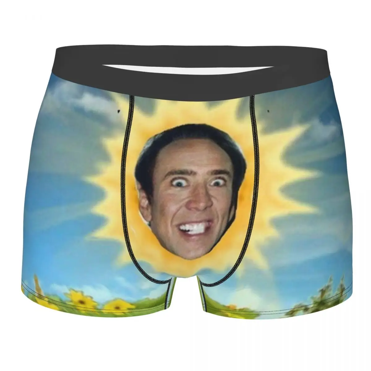 

Nicolas Sunshine Underpants Cotton Panties Male Underwear Sexy Shorts Boxer Briefs