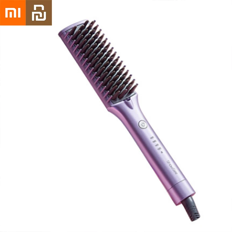 

Xiaomi Youpin Hair Straighteners Brush Hair Styler Curling Iron Electric Hot Comb Straightener Fast Heating Hair Caring Tools