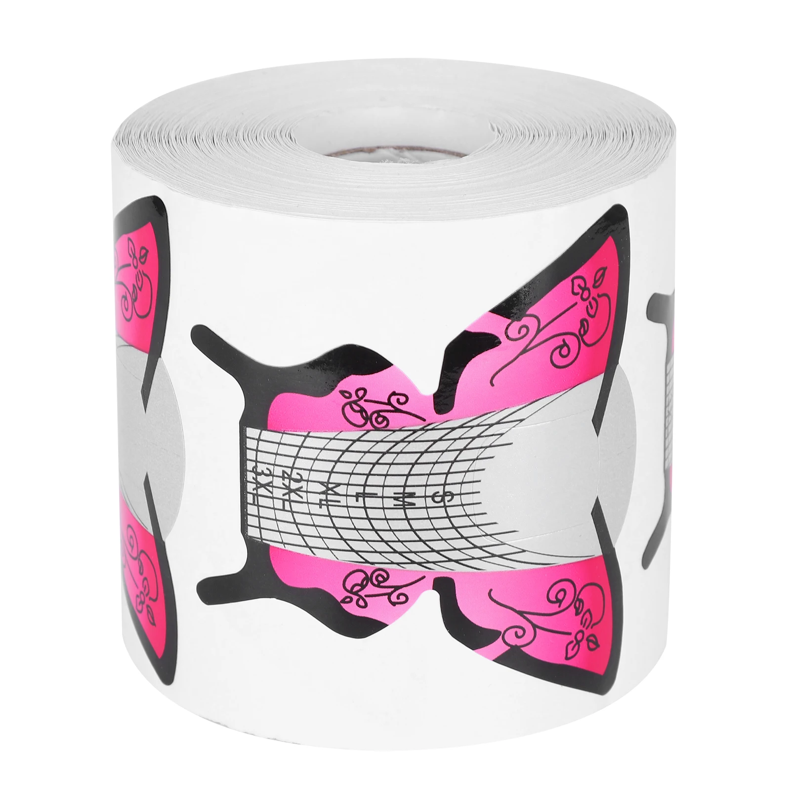 

300pcs Nail Form DIY Self‑Adhesive Manicure Nail Art Extension Form for Home Salon (B Style)