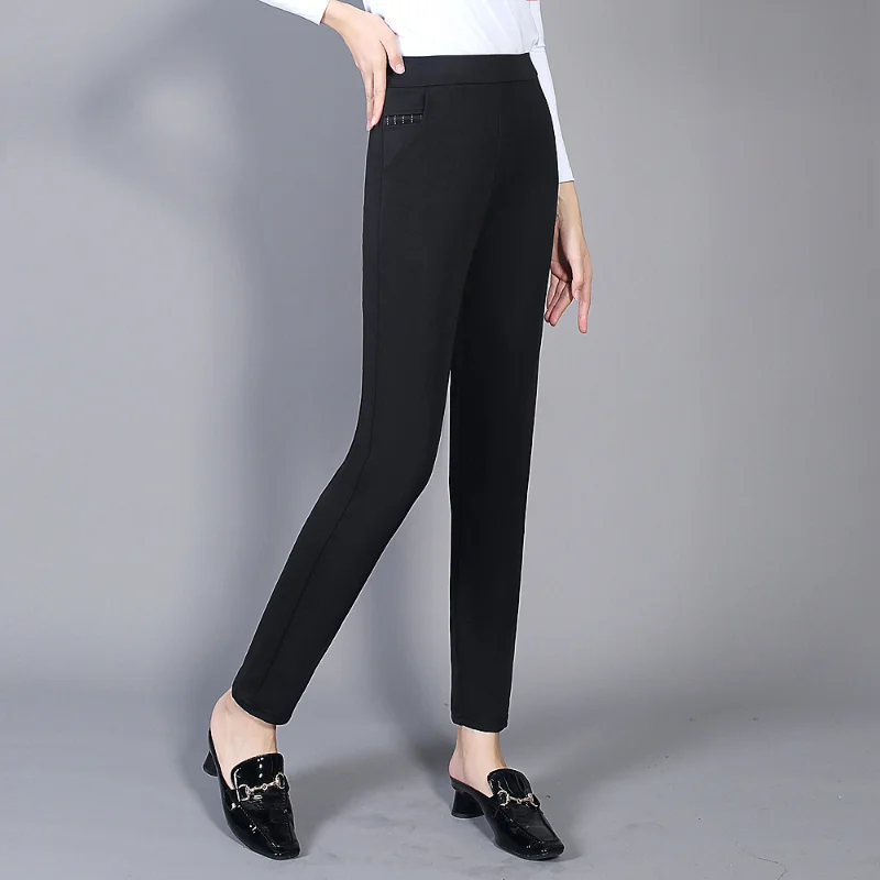 MRMT 2023 Brand New  Women's Pants Elastic Tights Nine Points Summer Feet High Waist Straight Pants Pants For Female