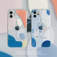 abstract art lines phone cases for motorola g60s g60 g100 g30 g31 g20 g10 g50 g51 5g g9 g8 g7 power play plus tpu cover coque