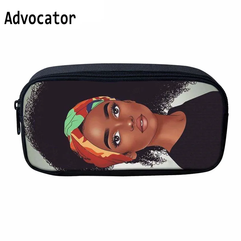 2022 New 3 Pieces Fashion Afro Black Girls Design Teen Backpacks Boys Girls School Bags Pencil Case Shoulder Bags