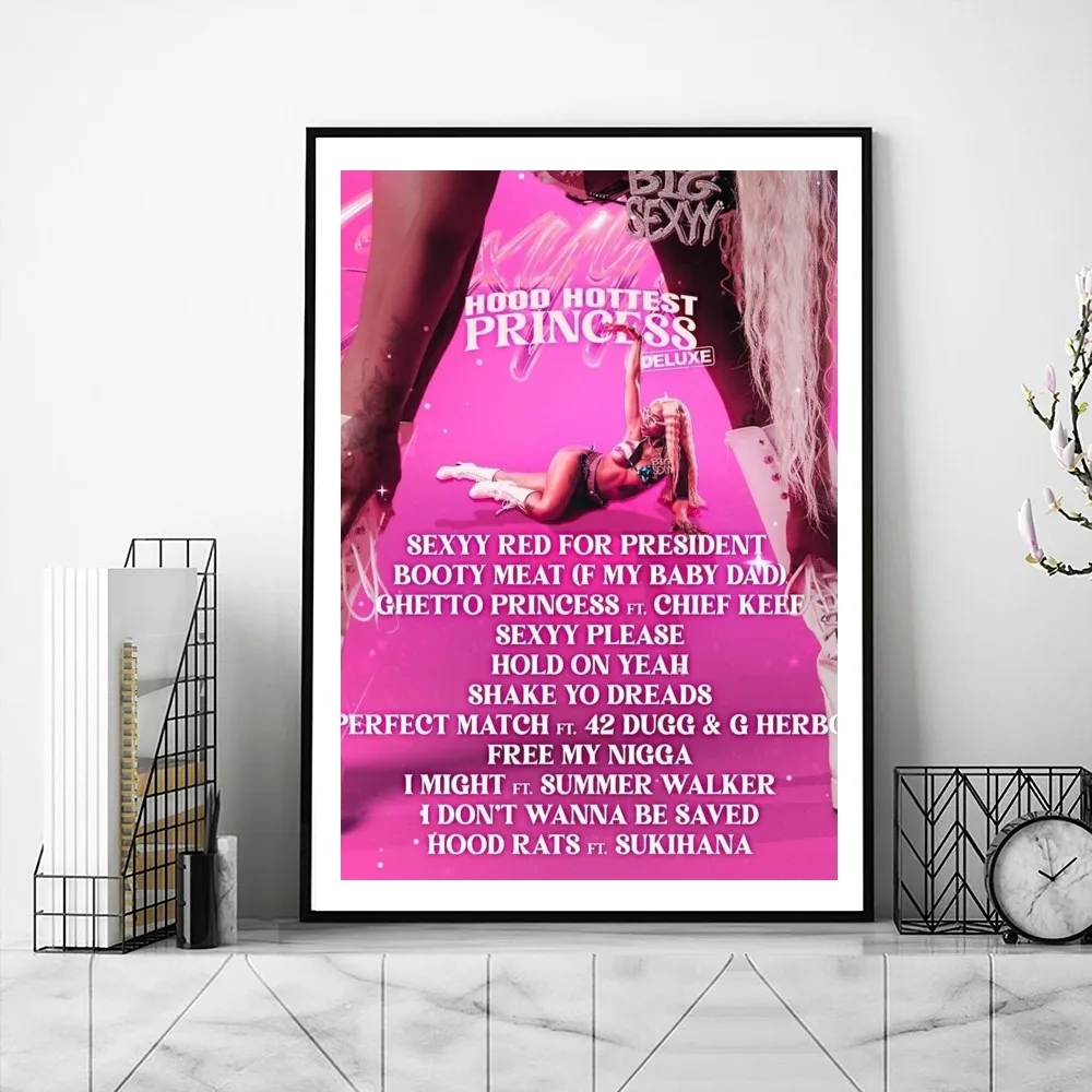 Настенная наклейка Sexyy Red Hood Hottest Princess