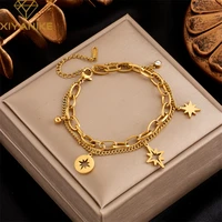xiyanike 316l stainless steel bracelet star pendant for women vintage new trends simple temperament %e2%80%8bbirthday jewelry %e2%80%8bpulseira