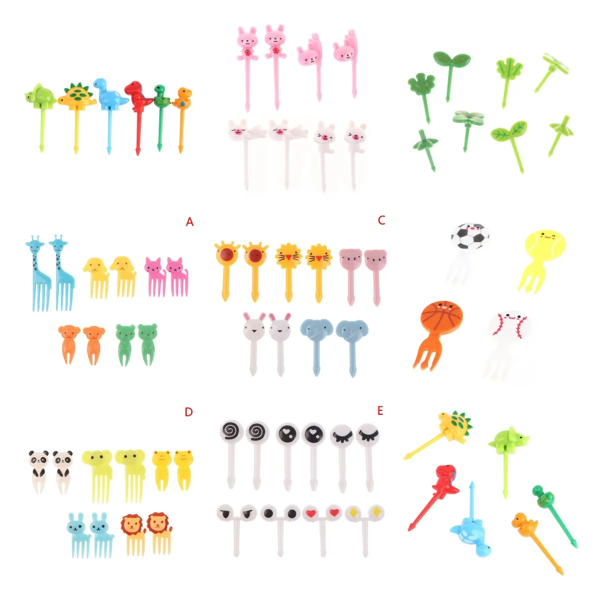 6/8/10 шт. Детские зубочистки для фруктов |