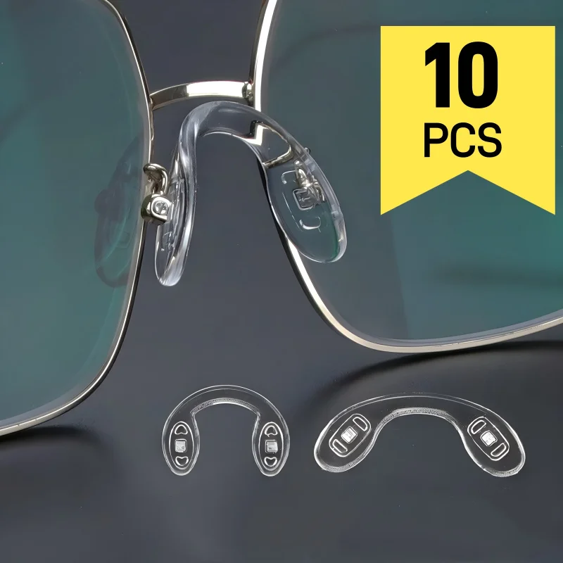 10 шт. силиконовый носовой упор для взрослых и детей соединенная часть очков