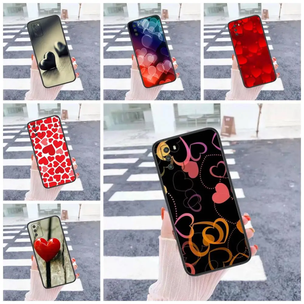 Very Cheap Protective Phone Bags Case Hearts For Xiaomi Pocophone F1 F2 F3 Note 3 10 Max 3 2S M3 X2 X3 GT NFC Lite Play Pro 5G