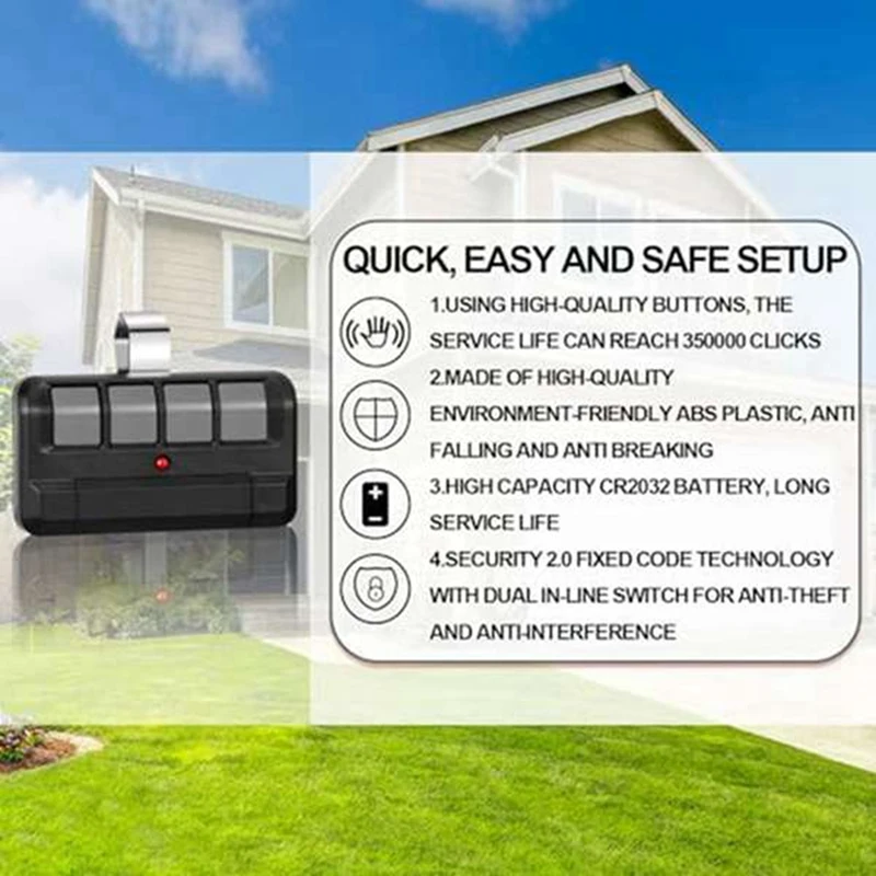 Пульт дистанционного управления 894LT для открывания Гаражных дверей четыре