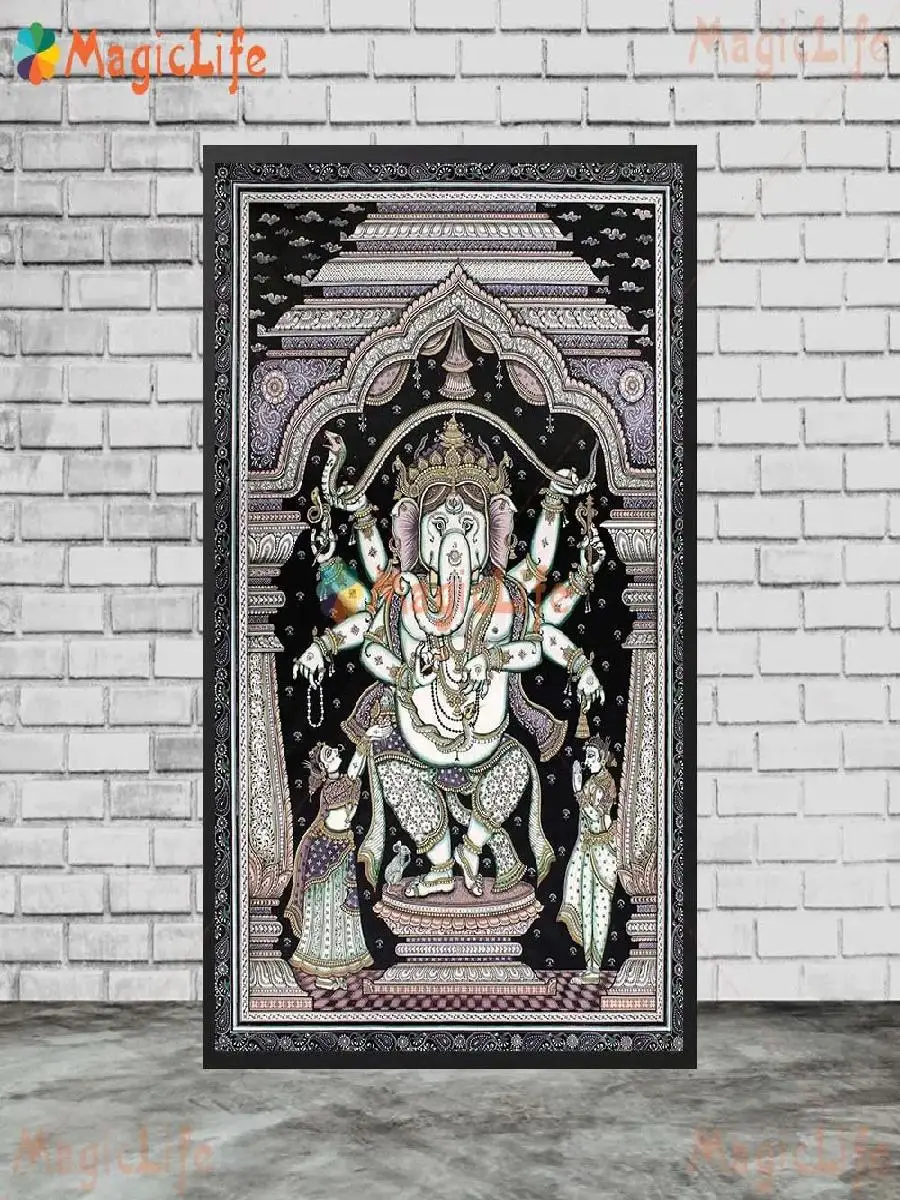 Настенный Плакат С Изображением Богини Ганеши Танцевального Лорда Шива Лакшми