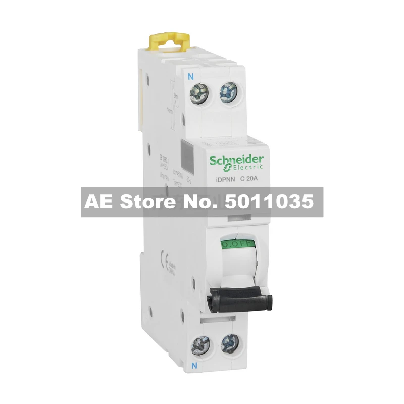 

A9P18620 Schneider Electric miniature circuit breaker; iDPNN C 20A 6KA