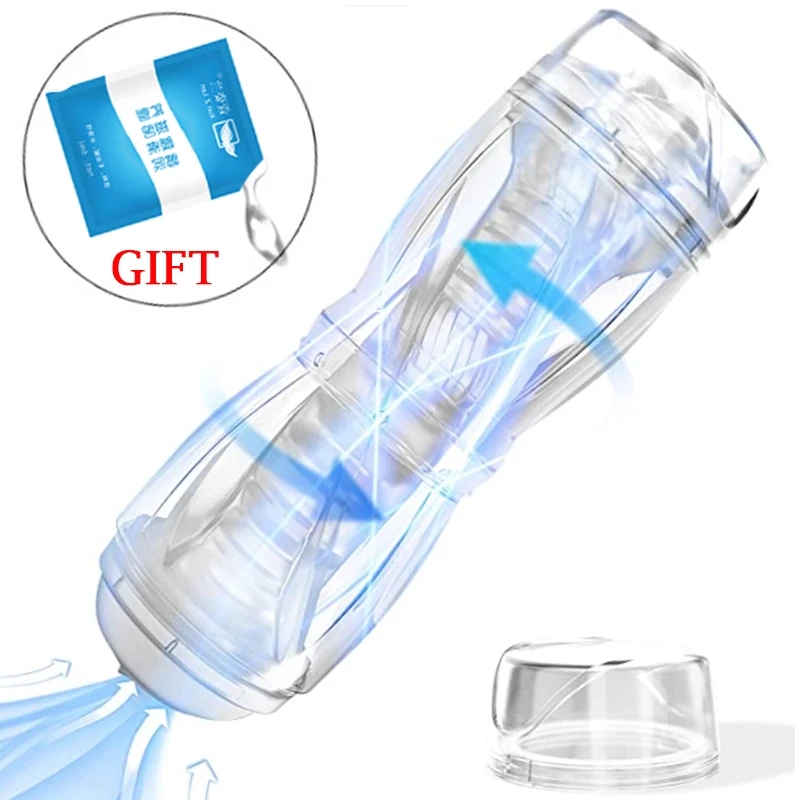 Мужские мастурбаторы для мужчин Вагина вакуумная карманная - Цена: 1512.79