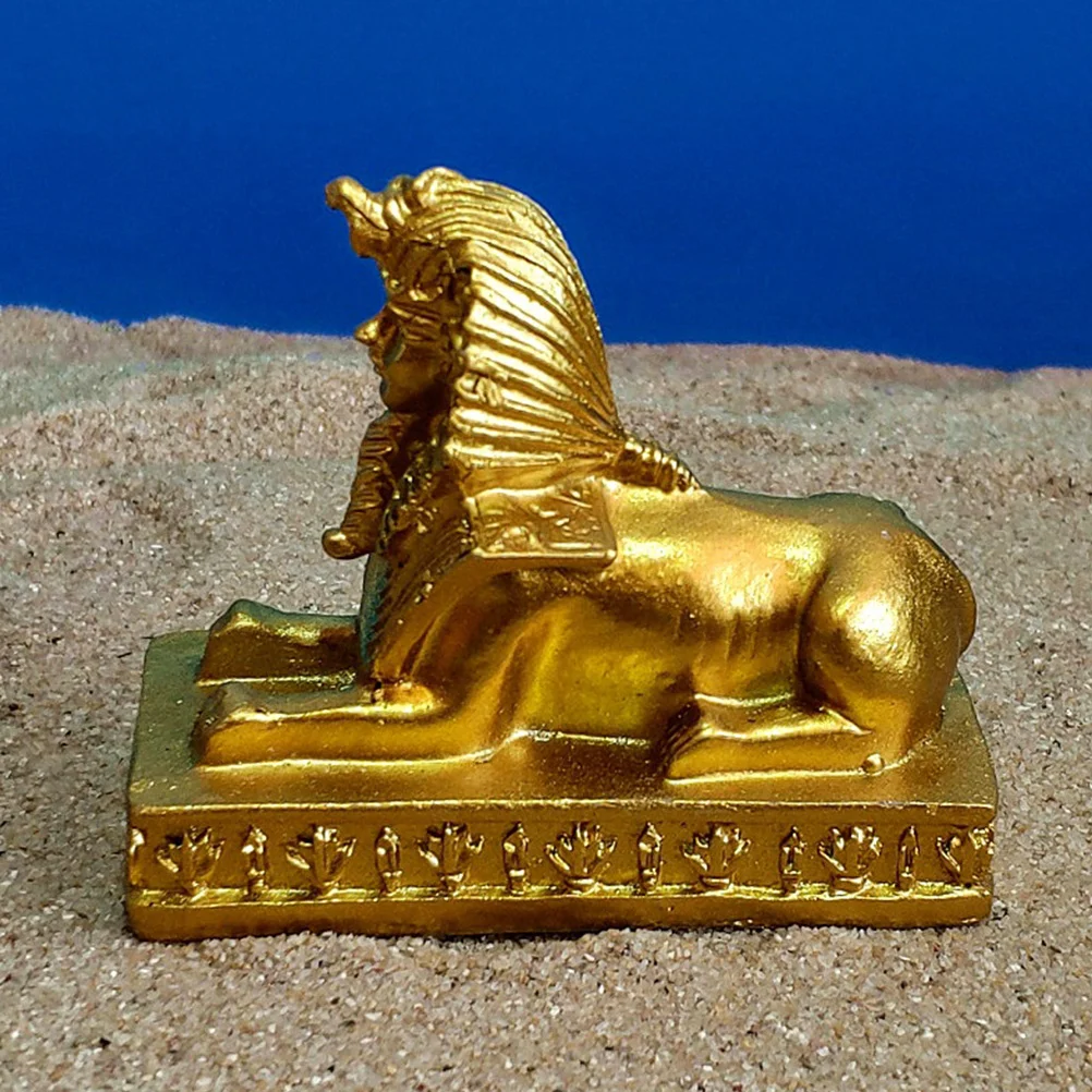 

Bookshelf Desktop Ornament Resin Craft Teaching Prop Simulation Sphinx Café Adornment