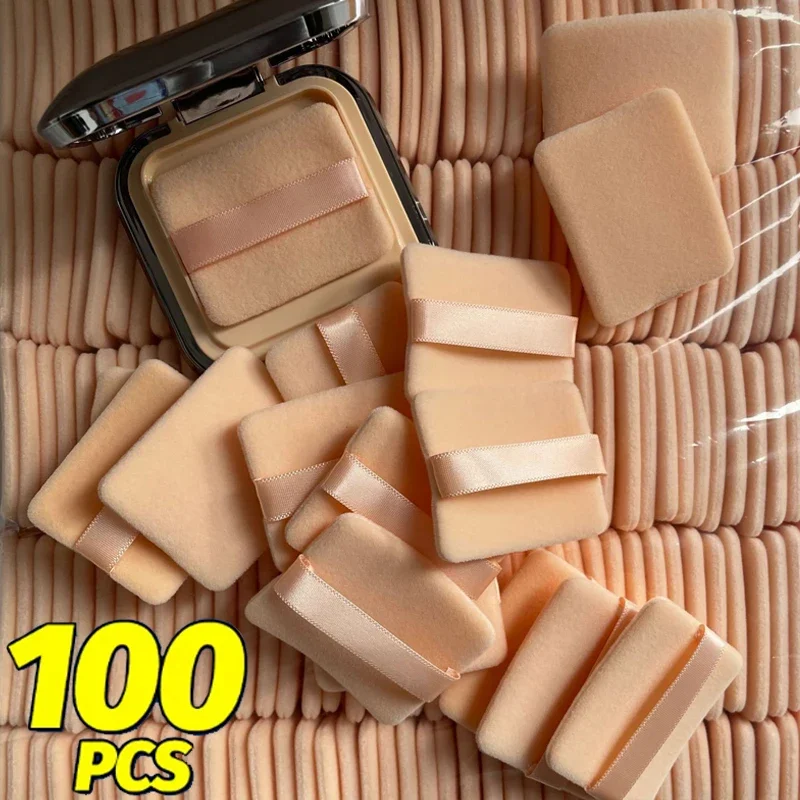 Спонж для макияжа сухой и влажной сушки 100 шт.