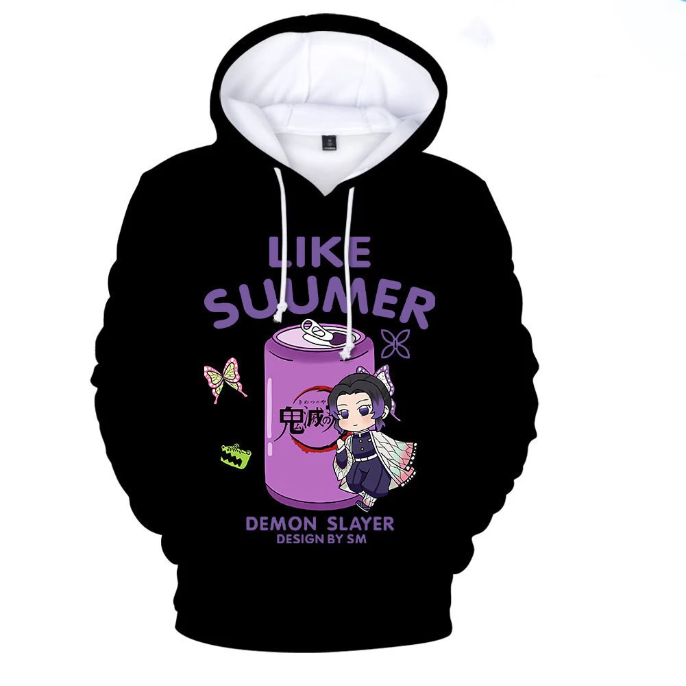 

Anime Demon Slayer Hoodies Men Women 3D Prin Sweatshirts Harajuku Cute Casual Oversized Fashion Hoodie pullovers Kids Clothing